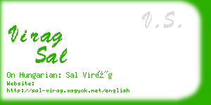 virag sal business card